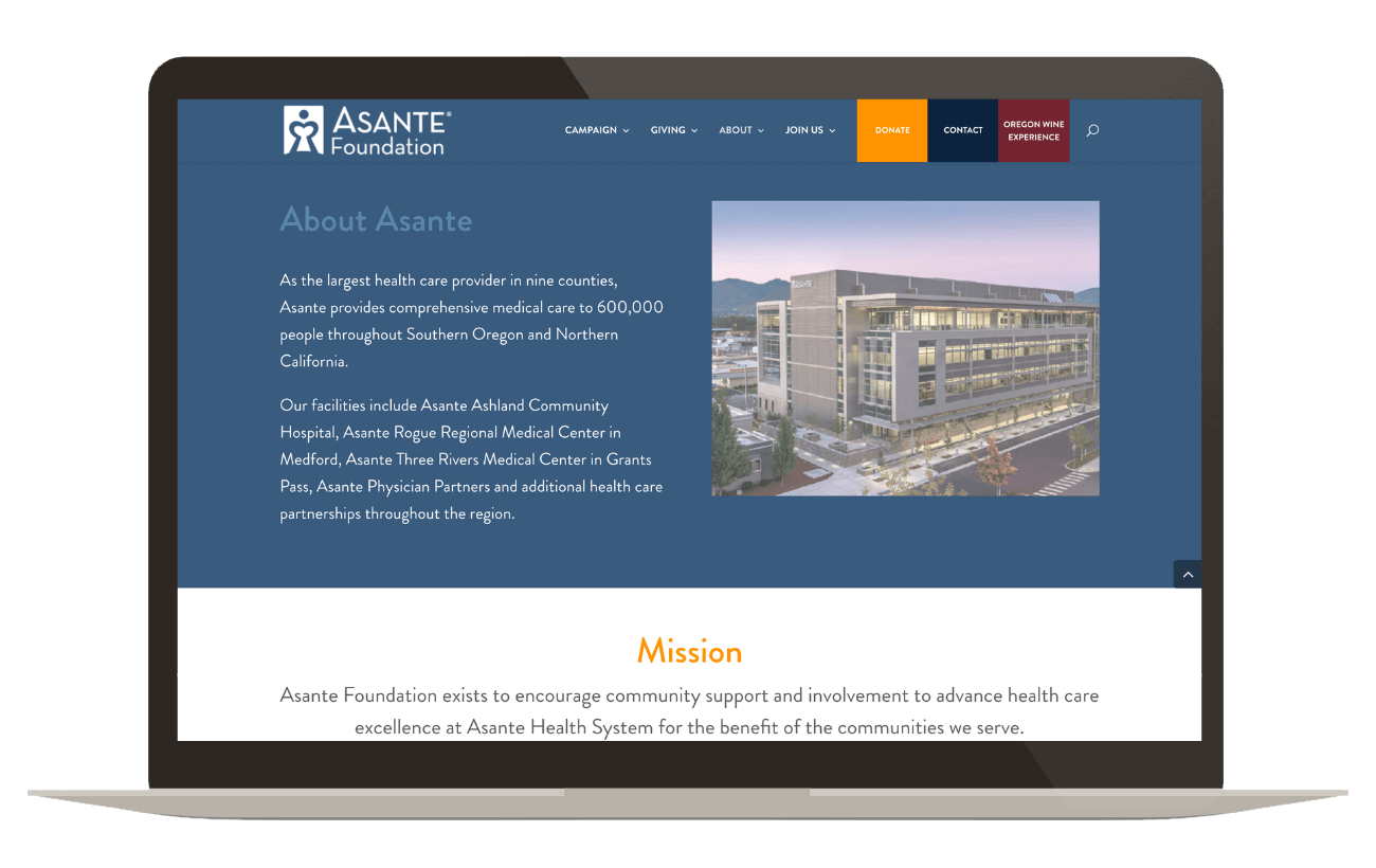 Asante Foundation Website