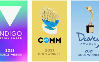 Ruby Slipper Wins Five Website Design Awards in 2021